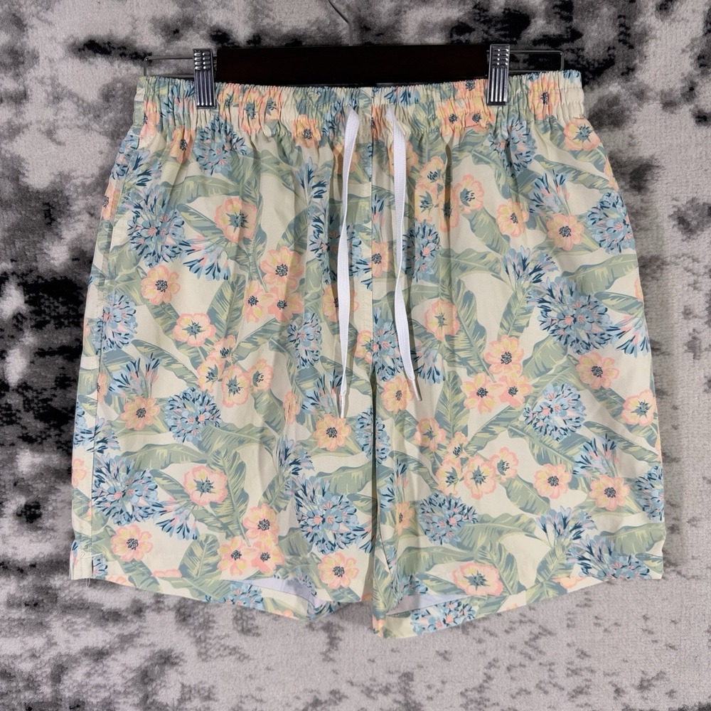 Chubbies Swim Shorts Mens Size Extra Large Trunks Drawstrings‎ Floral Beach